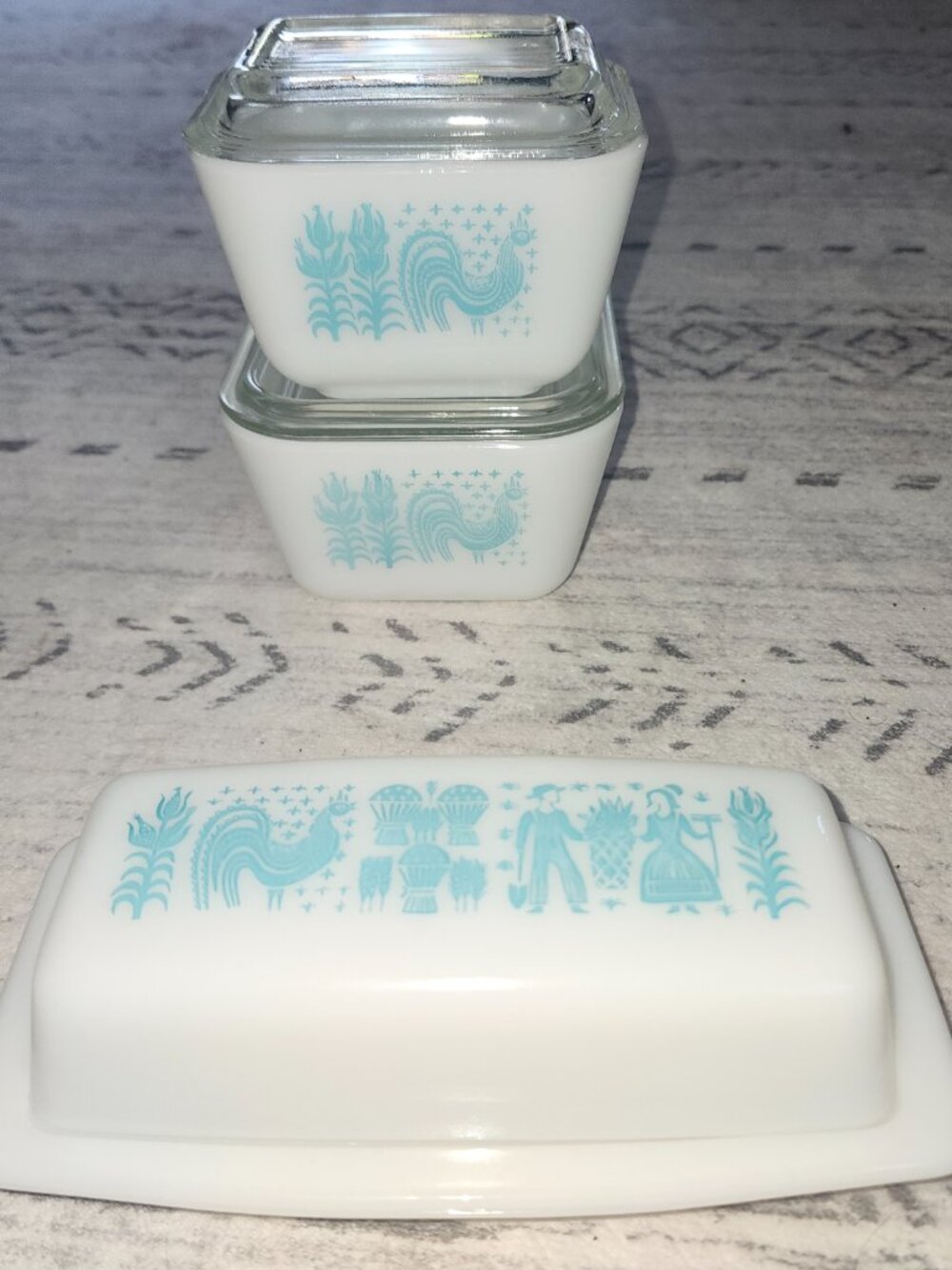 Pyrex Amish butterprint bundle